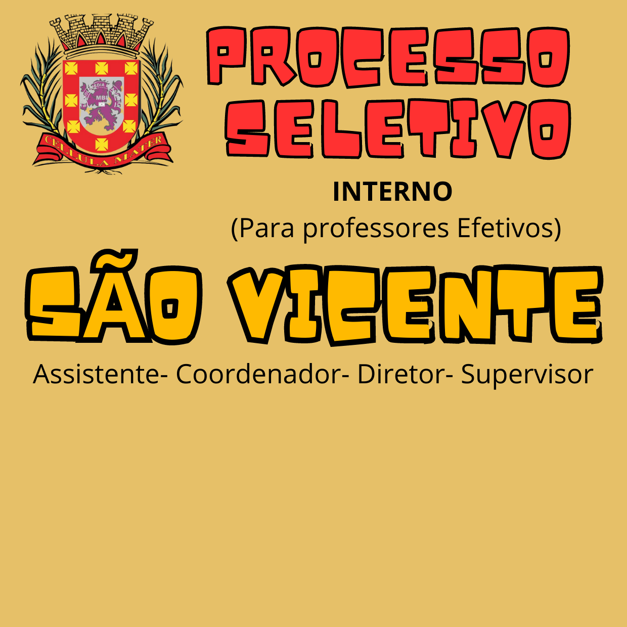 Processo Seletivo- São Vicente - Gestão Escolar