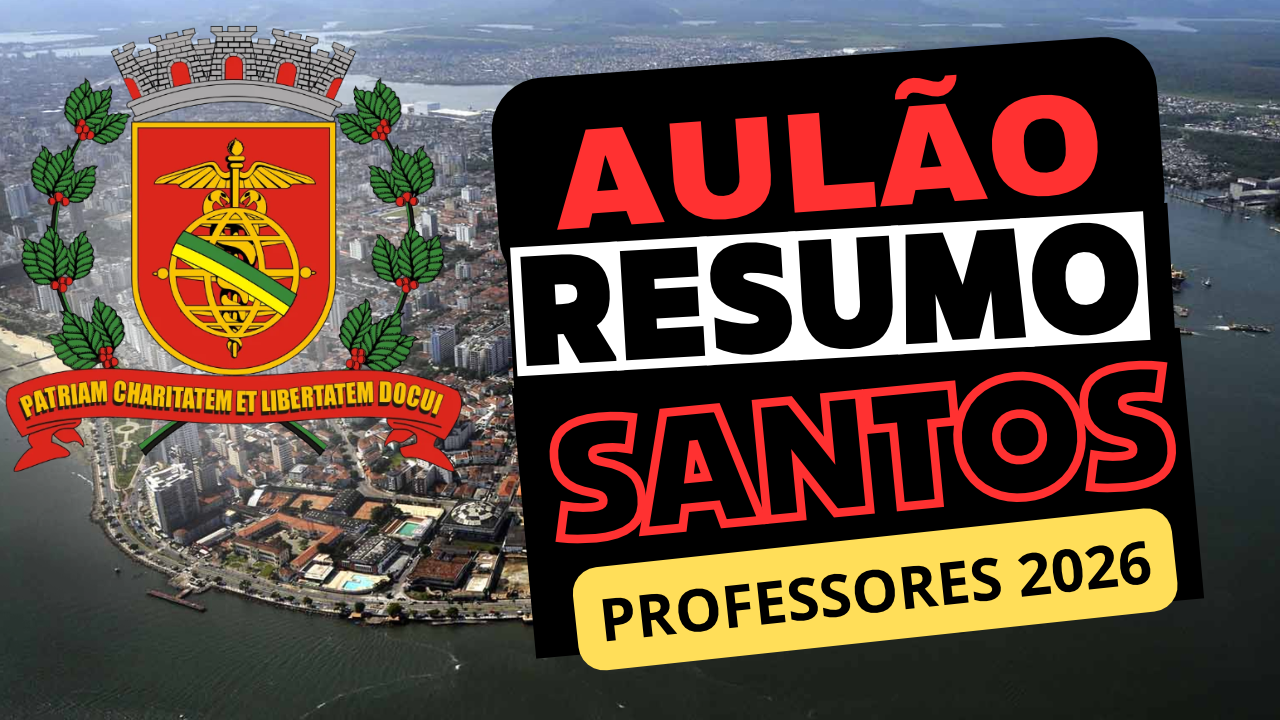 Aulões Resumo- Professores Sanntos- 2026